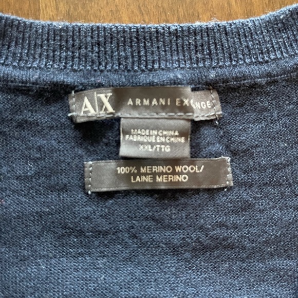 Gently Worn Armani Merino Wool Crew Neck Sweater - Picture 3 of 5